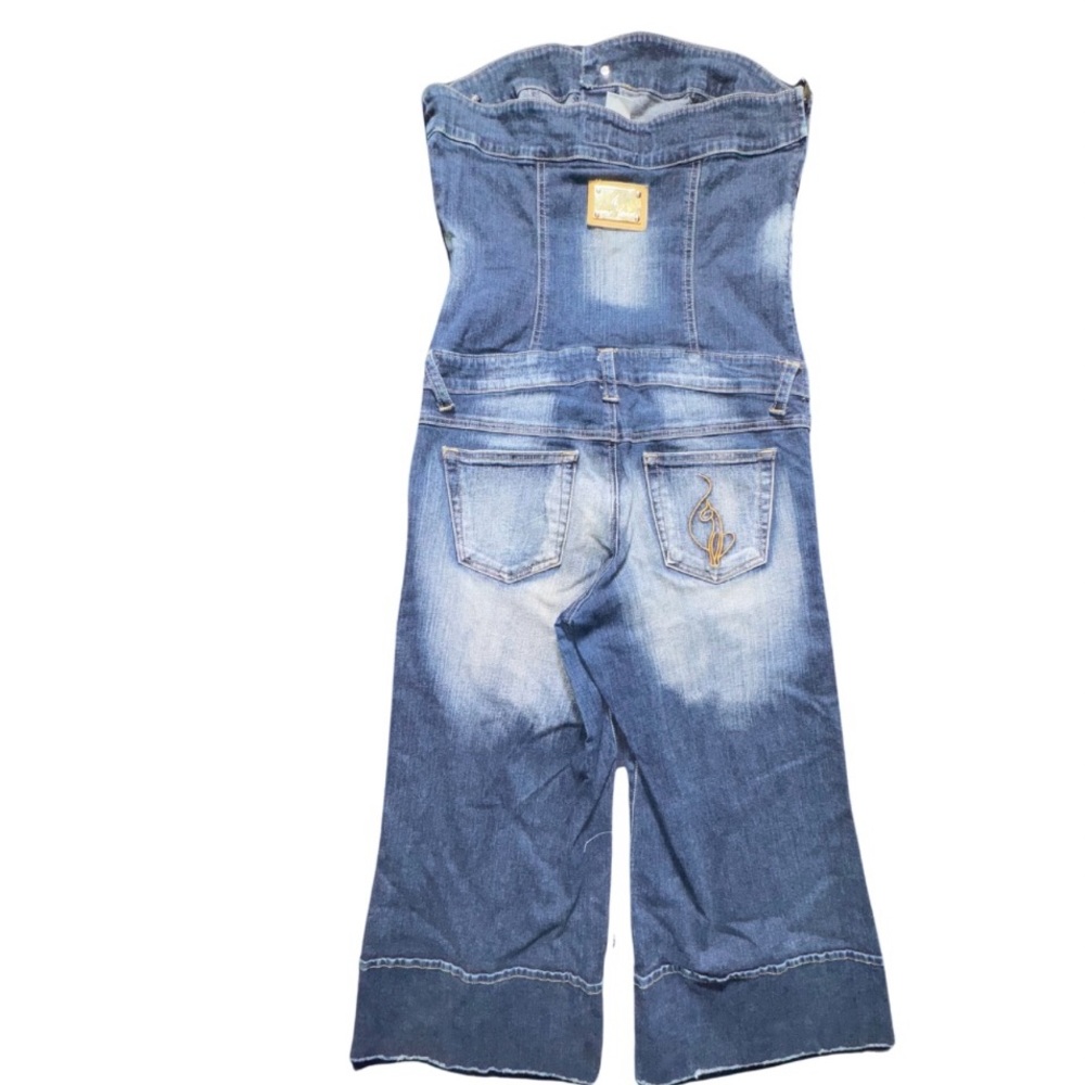 Rare Y2K Baby Phat Blue Denim Jumpsuit
